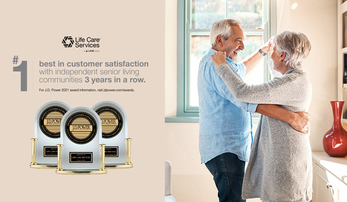 Life Care Services Ranked #1 In Independent Living Customer Satisfaction by J.D. Power